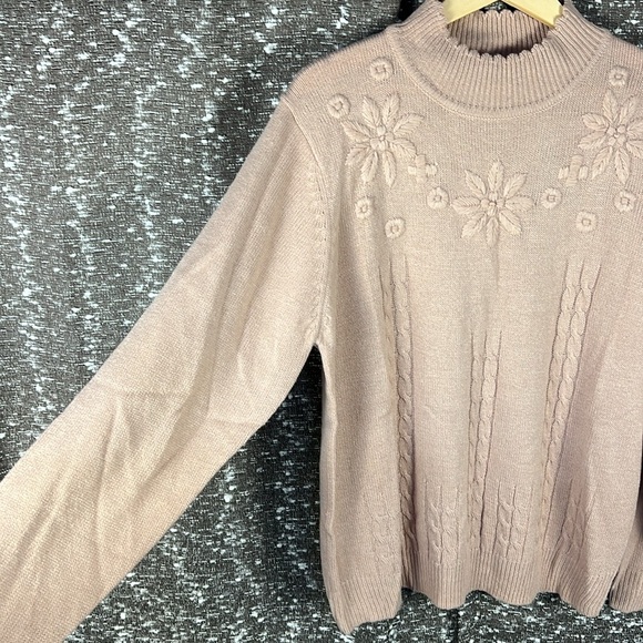 Vintage Salon Studio Grandmacore Knit Cottagecore Grandma Sweater - Picture 6 of 7